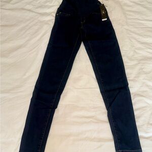 Dark Blue maternity Skinny Jeans